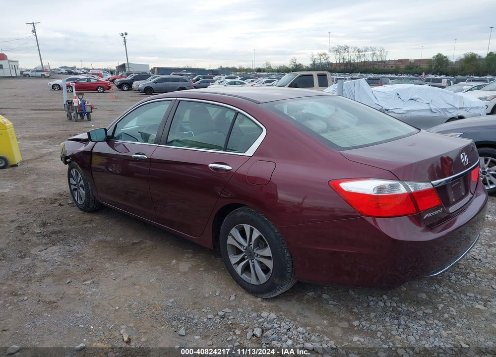 2013 HONDA ACCORD LX VIN: 1HGCR2F39DA018787