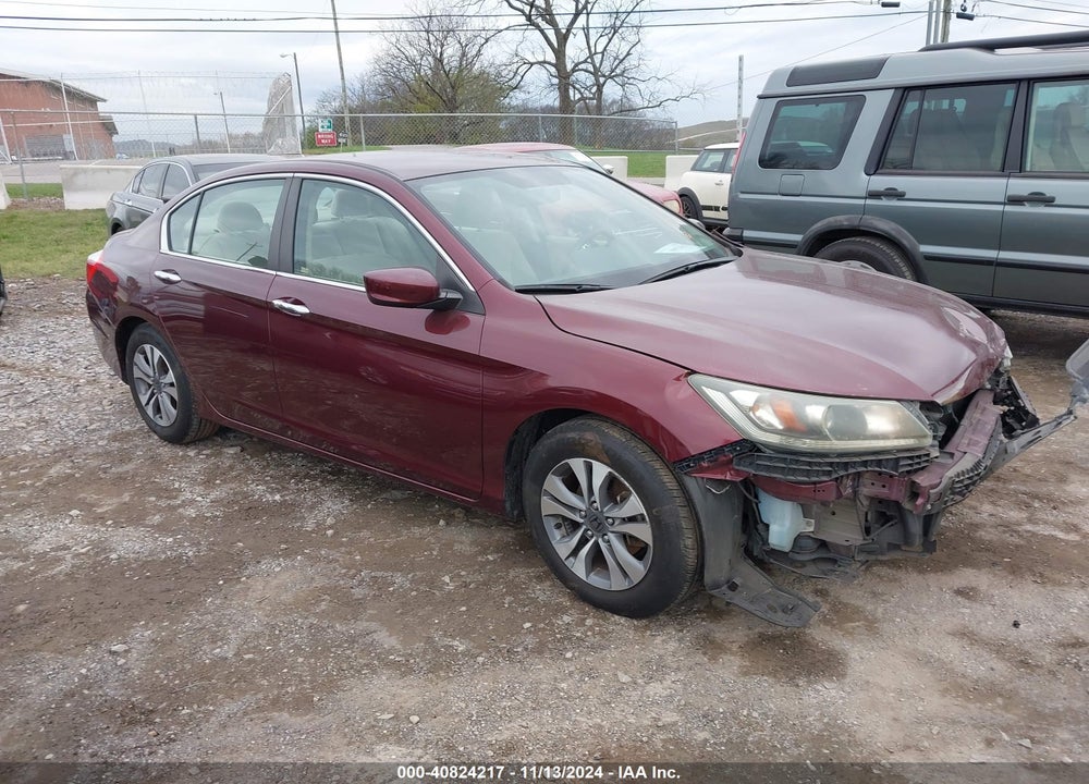 2013 HONDA ACCORD LX VIN: 1HGCR2F39DA018787