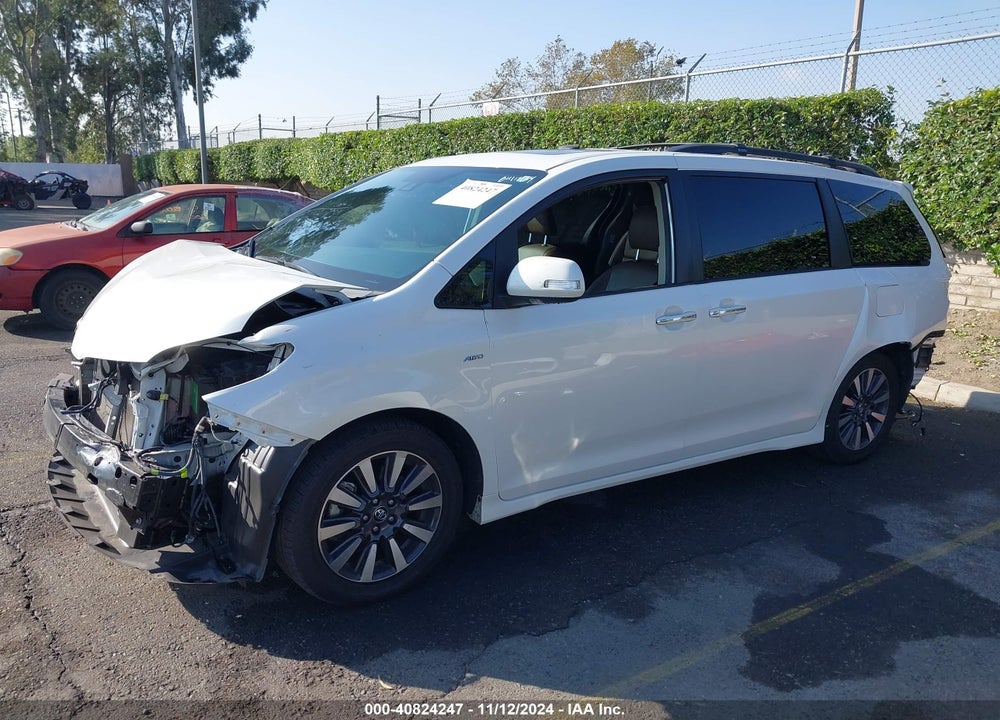 2019 TOYOTA SIENNA LIMITED 7 PASSENGER VIN: 5TDDZ3DC1KS222592
