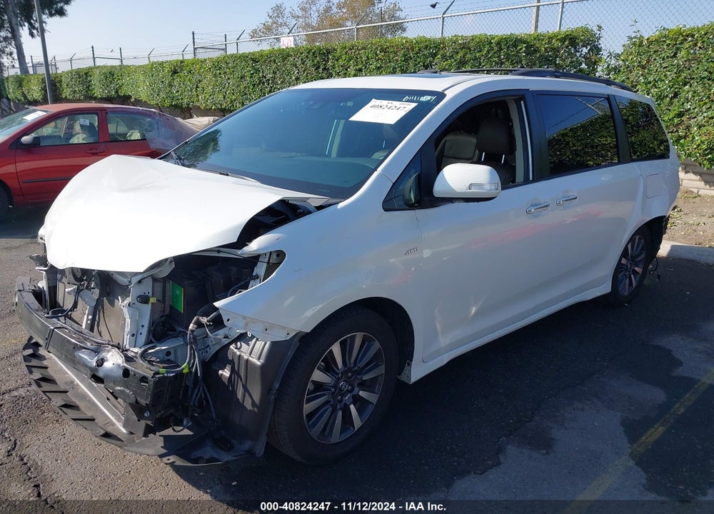 2019 TOYOTA SIENNA LIMITED 7 PASSENGER VIN: 5TDDZ3DC1KS222592