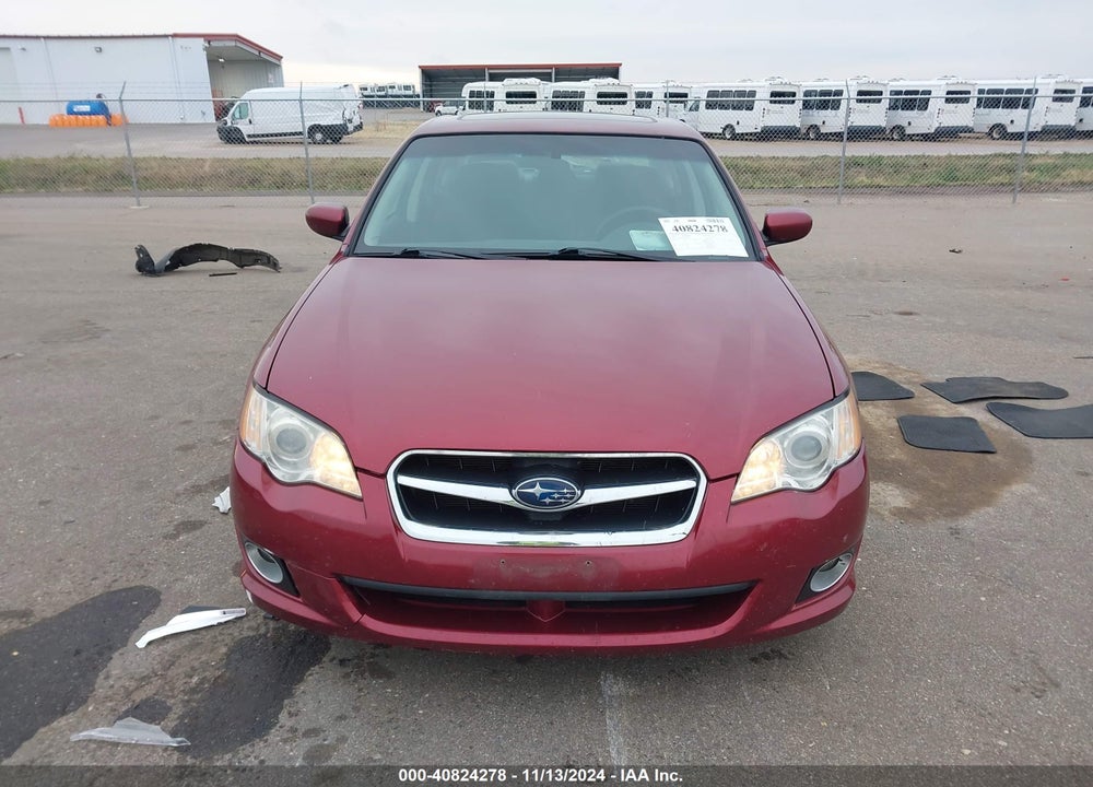 2009 SUBARU LEGACY 2.5I VIN: 4S3BL616897217743