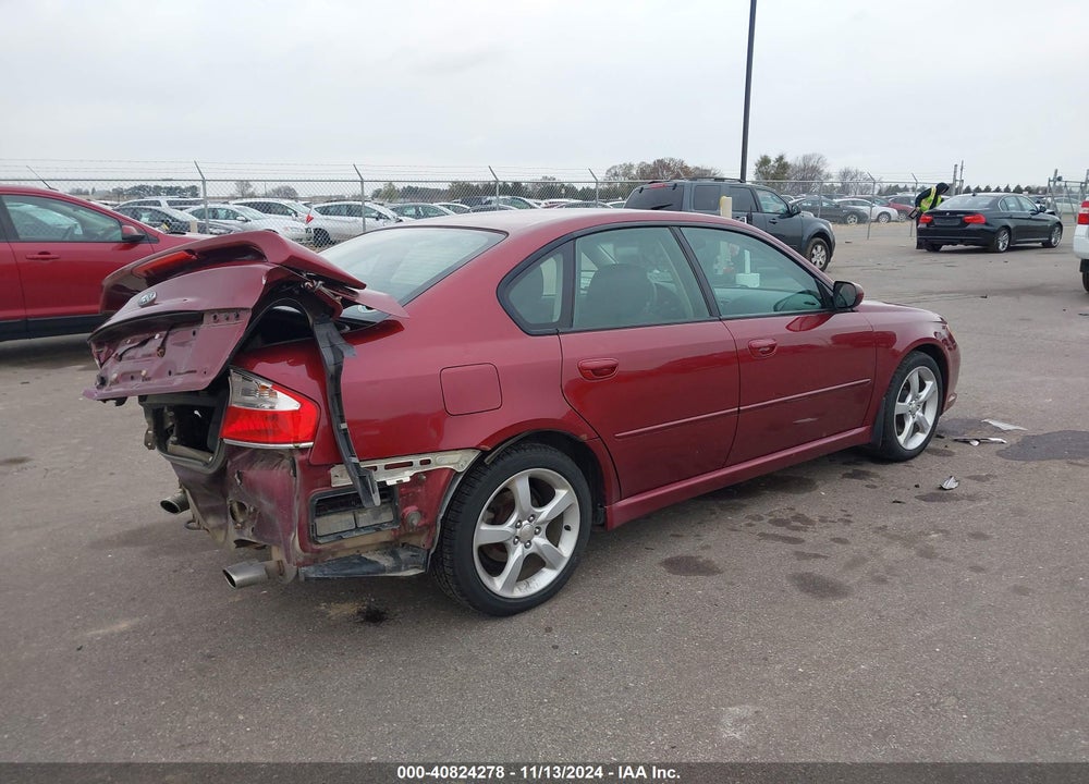2009 SUBARU LEGACY 2.5I VIN: 4S3BL616897217743