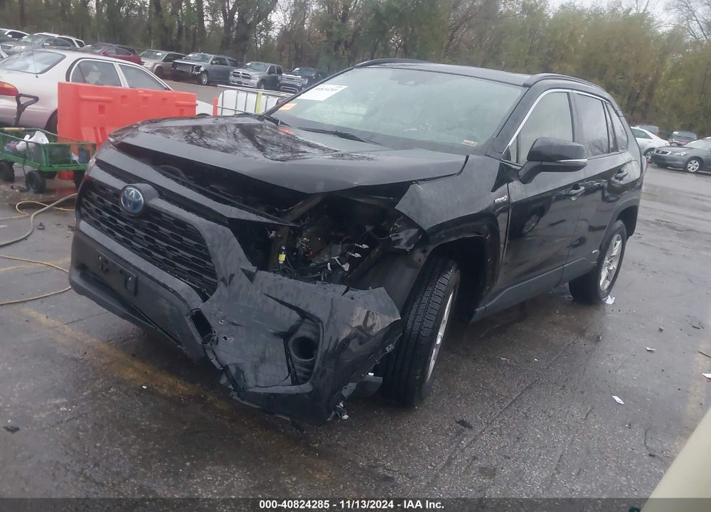 2019 TOYOTA RAV4 HYBRID XLE VIN: JTMRWRFV8KD019873