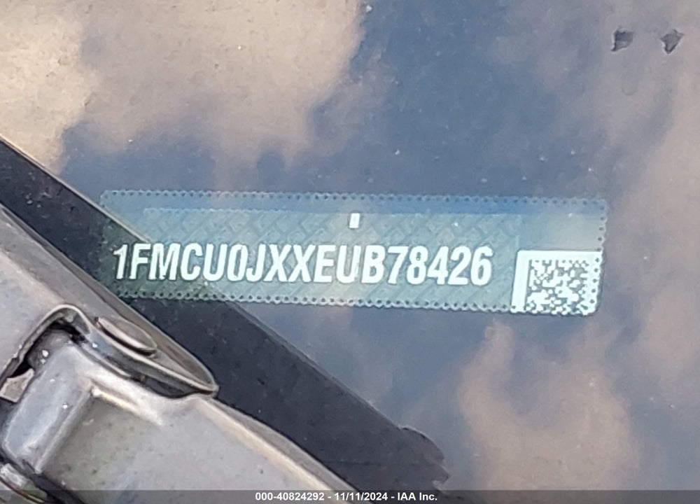 2014 FORD ESCAPE TITANIUM VIN: 1FMCU0JXXEUB78426