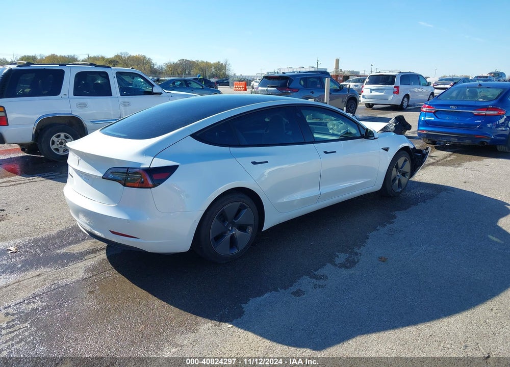 2021 TESLA MODEL 3 STANDARD RANGE PLUS REAR-WHEEL DRIVE VIN: 5YJ3E1EA6MF978497