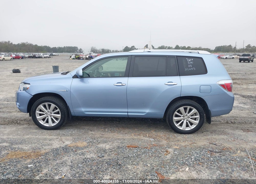 2008 TOYOTA HIGHLANDER HYBRID LIMITED VIN: JTEEW44A982002209