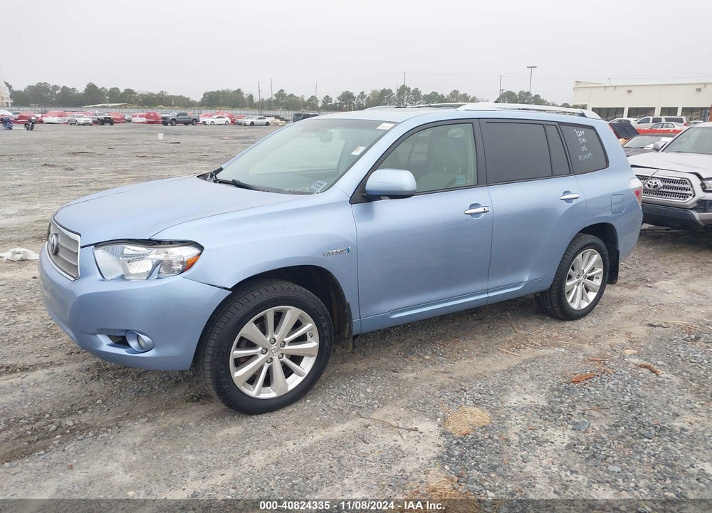 2008 TOYOTA HIGHLANDER HYBRID LIMITED VIN: JTEEW44A982002209