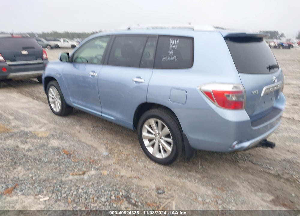 2008 TOYOTA HIGHLANDER HYBRID LIMITED VIN: JTEEW44A982002209
