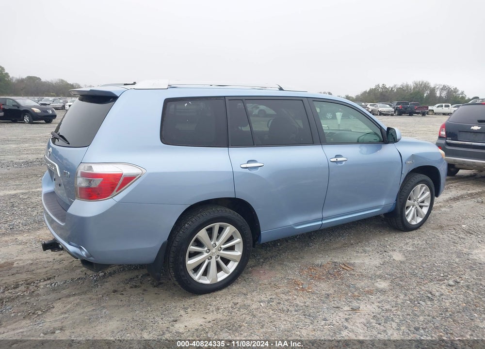 2008 TOYOTA HIGHLANDER HYBRID LIMITED VIN: JTEEW44A982002209
