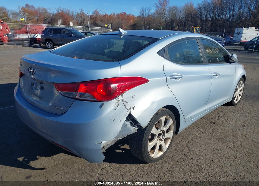 2011 HYUNDAI ELANTRA LIMITED (ULSAN PLANT) VIN: KMHDH4AE8BU094194
