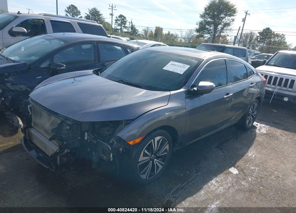2018 HONDA CIVIC EX-L VIN: JHMFC1F74JX021288