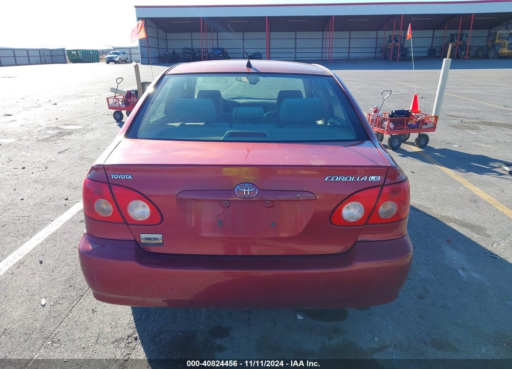 2006 TOYOTA COROLLA LE VIN: JTDBR32E160078515