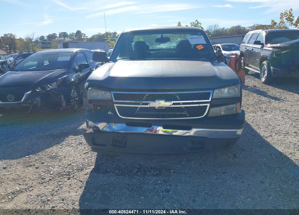 2006 CHEVROLET SILVERADO 1500 WORK TRUCK VIN: 1GCEC19X86Z278488