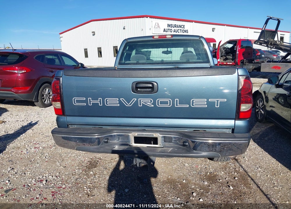 2006 CHEVROLET SILVERADO 1500 WORK TRUCK VIN: 1GCEC19X86Z278488