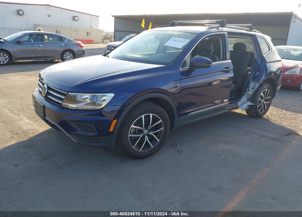2021 VOLKSWAGEN TIGUAN 2.0T SE/2.0T SE R-LINE BLACK/2.0T SEL VIN: 3VV2B7AX9MM014099