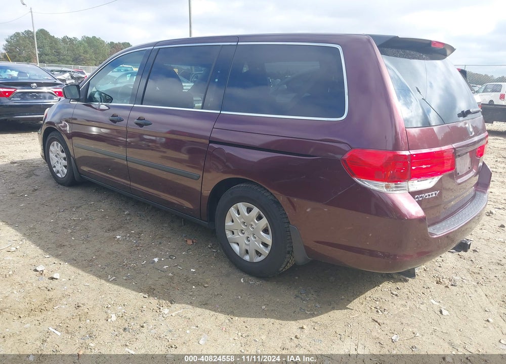 2009 HONDA ODYSSEY LX VIN: 5FNRL38229B041248