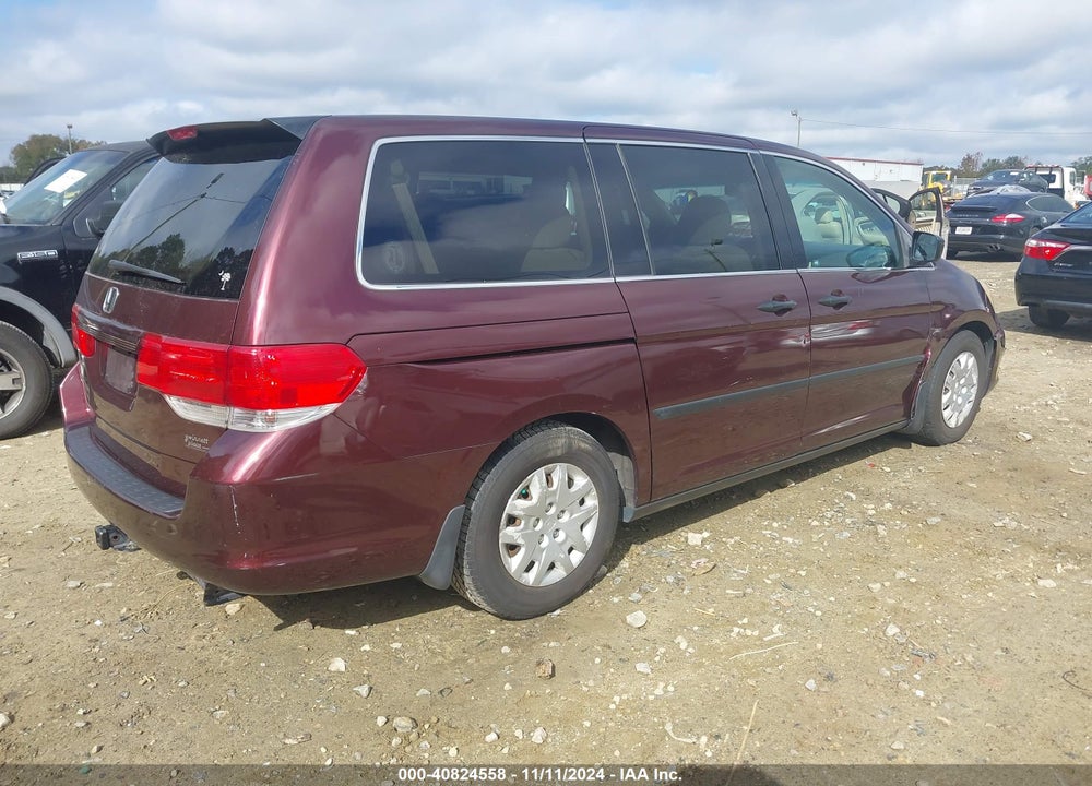 2009 HONDA ODYSSEY LX VIN: 5FNRL38229B041248