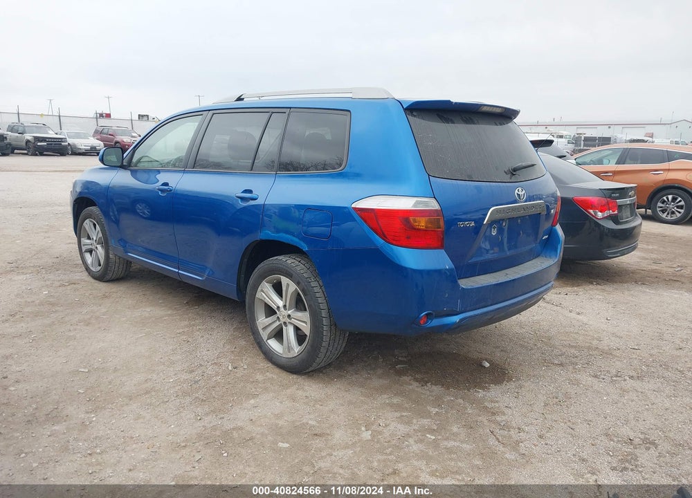2008 TOYOTA HIGHLANDER SPORT VIN: JTEES43A882014316