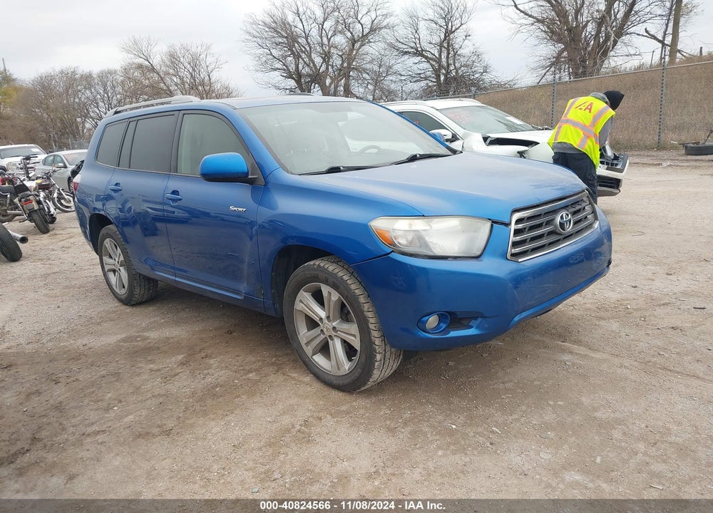 2008 TOYOTA HIGHLANDER SPORT VIN: JTEES43A882014316