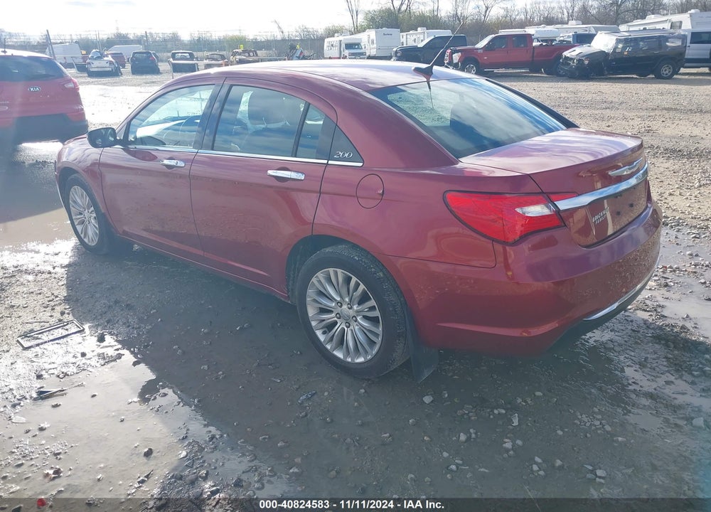 2011 CHRYSLER 200 LIMITED VIN: 1C3BC2FG7BN526684
