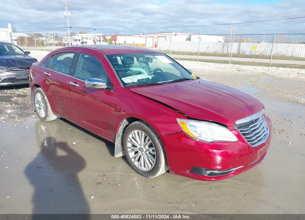 2011 CHRYSLER 200 LIMITED VIN: 1C3BC2FG7BN526684
