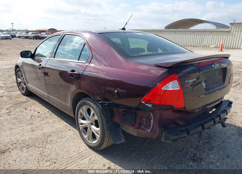 2012 FORD FUSION SE VIN: 3FAHP0HA7CR316775