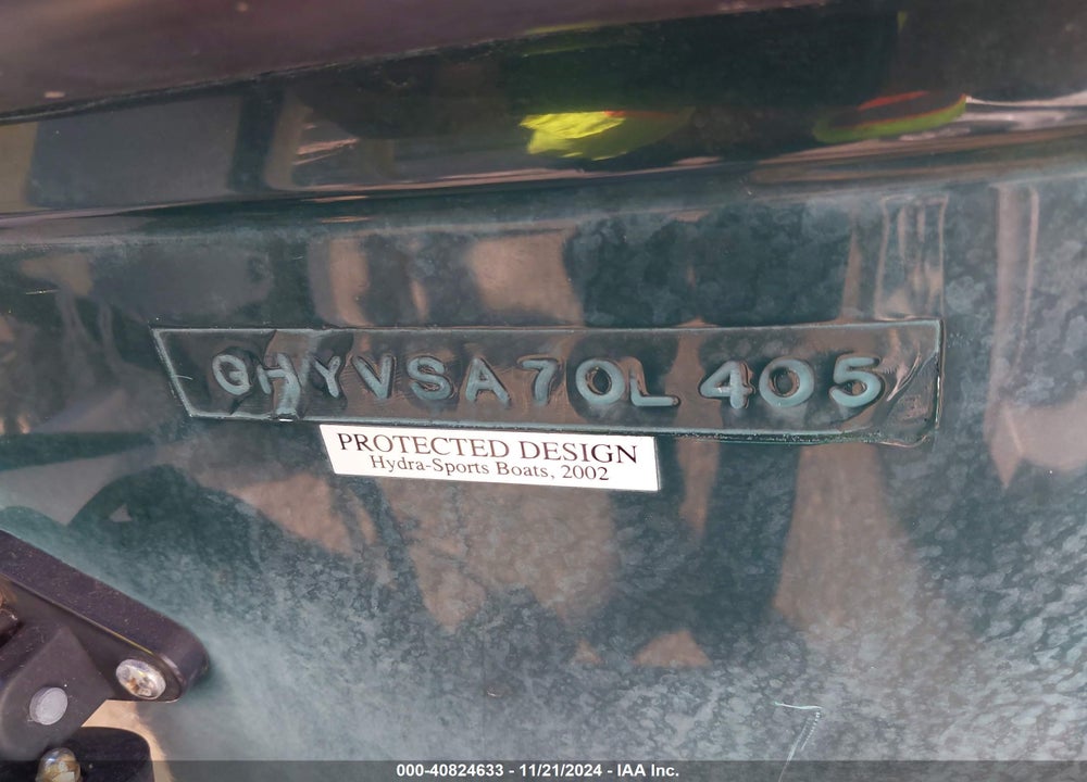 2004 HYDRA-SPORTS OTHER VIN: GHYVSA70L405