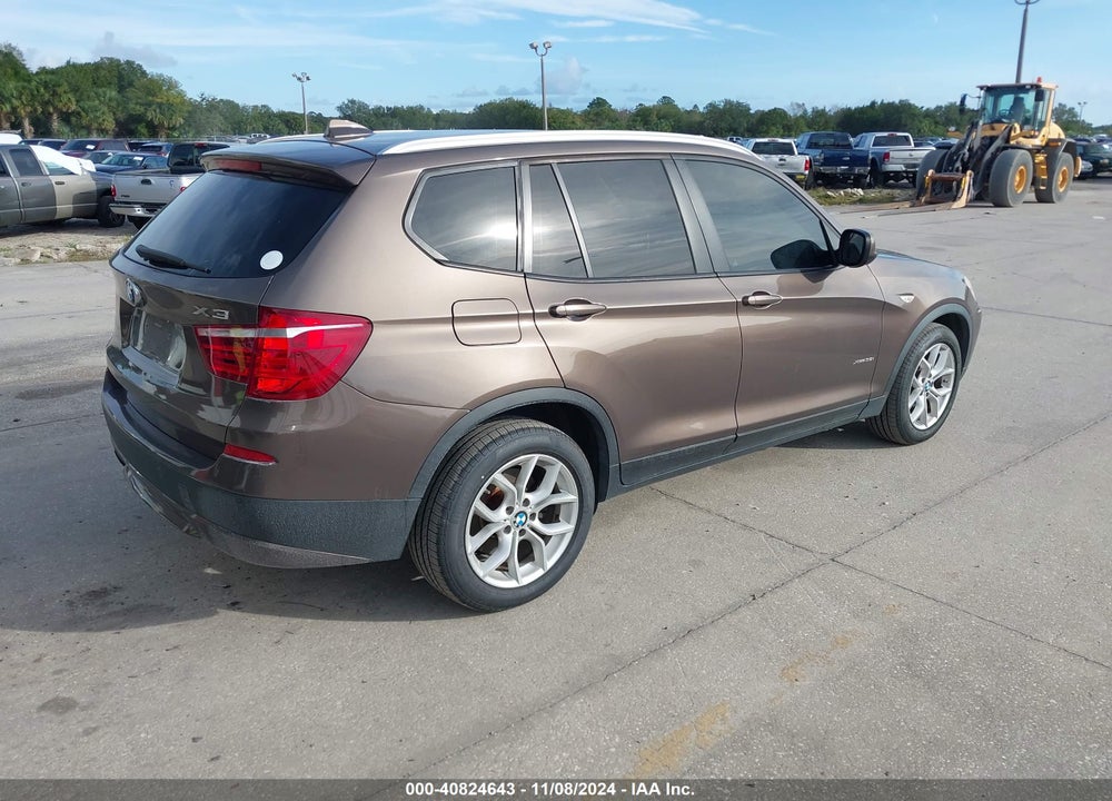 2011 BMW X3 XDRIVE35I VIN: 5UXWX7C57BLT78533