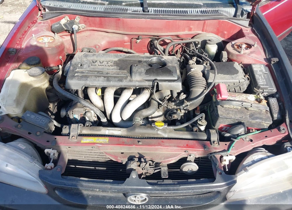 2000 TOYOTA COROLLA VE VIN: 2T1BR12E5YC376546