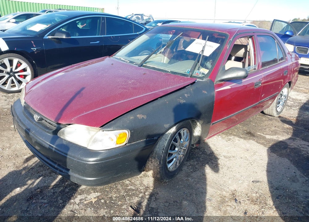 2000 TOYOTA COROLLA VE VIN: 2T1BR12E5YC376546