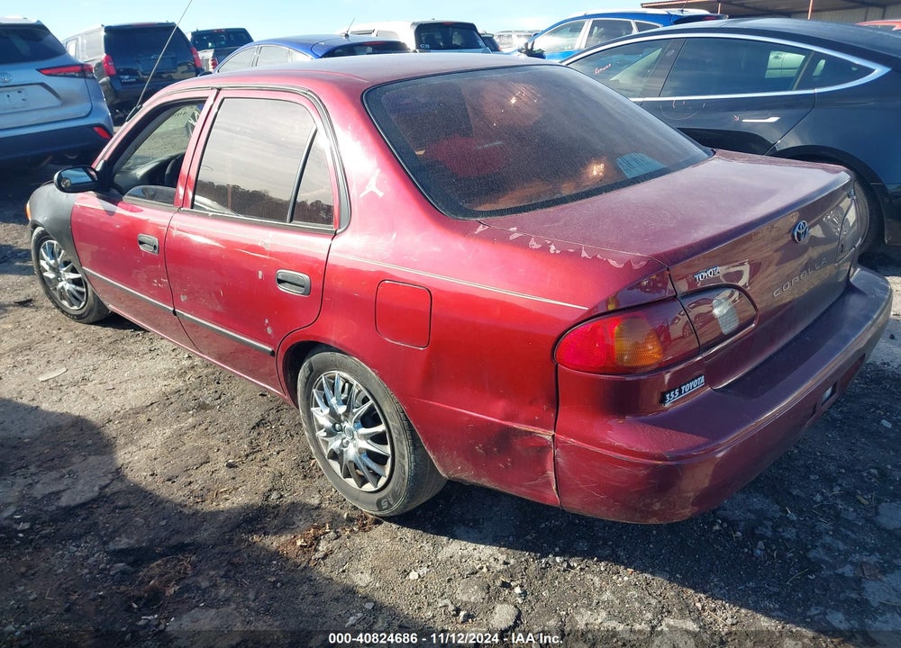 2000 TOYOTA COROLLA VE VIN: 2T1BR12E5YC376546
