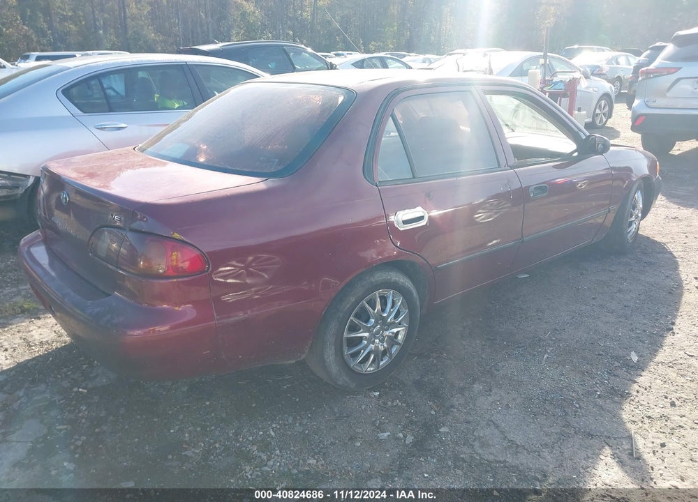 2000 TOYOTA COROLLA VE VIN: 2T1BR12E5YC376546
