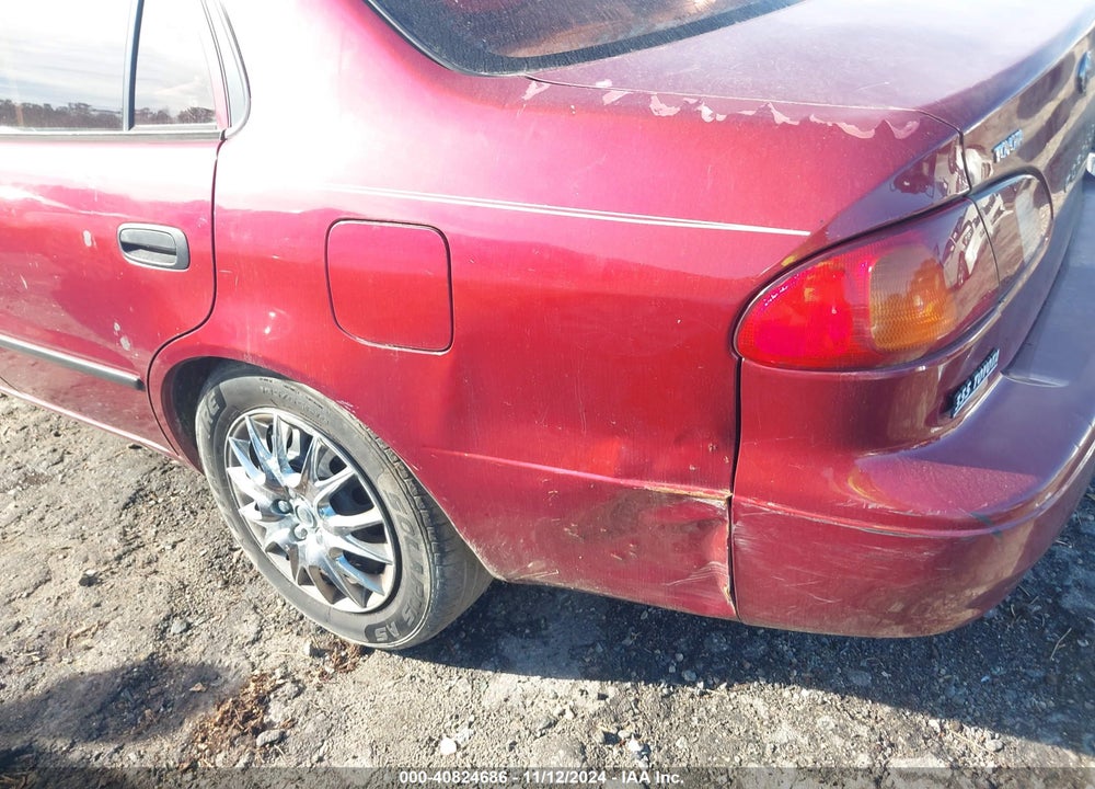 2000 TOYOTA COROLLA VE VIN: 2T1BR12E5YC376546