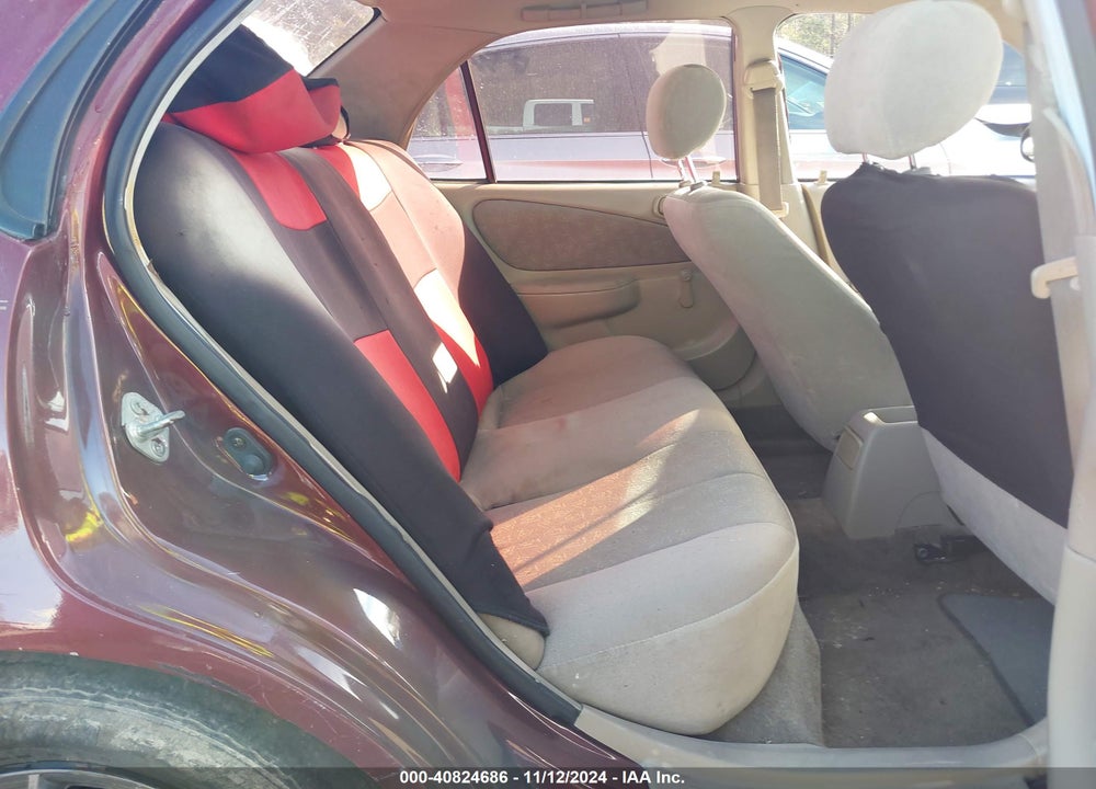 2000 TOYOTA COROLLA VE VIN: 2T1BR12E5YC376546