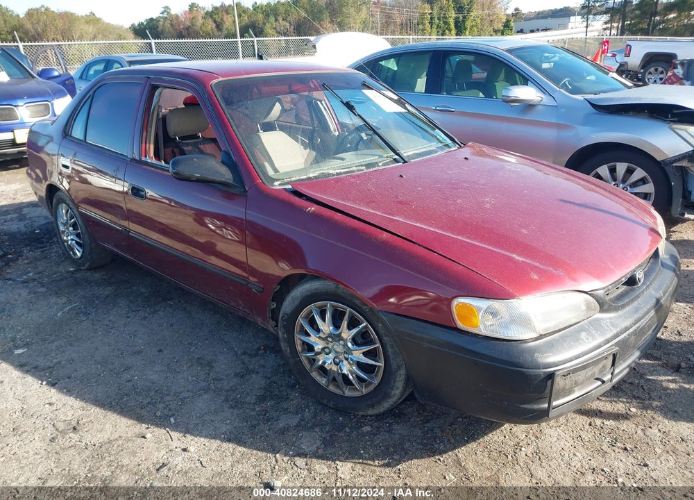 2000 TOYOTA COROLLA VE VIN: 2T1BR12E5YC376546