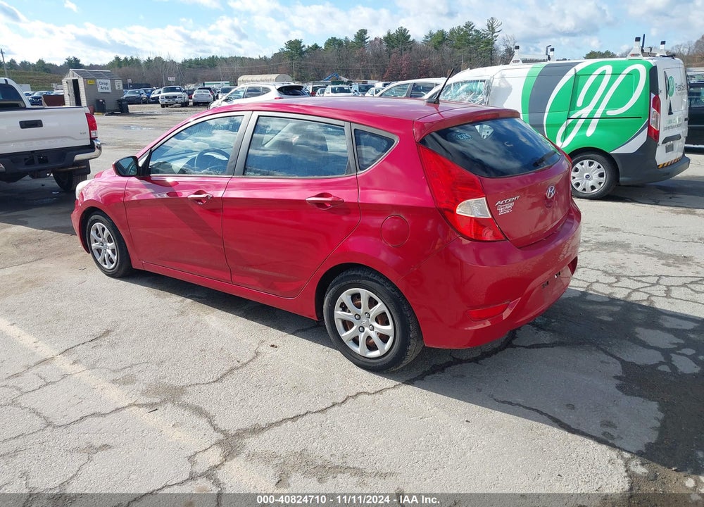 2013 HYUNDAI ACCENT GS VIN: KMHCT5AE1DU099028
