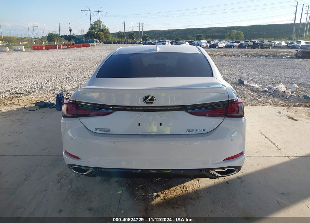 2019 LEXUS ES 350 F-SPORT VIN: 58ABZ1B11KU033499