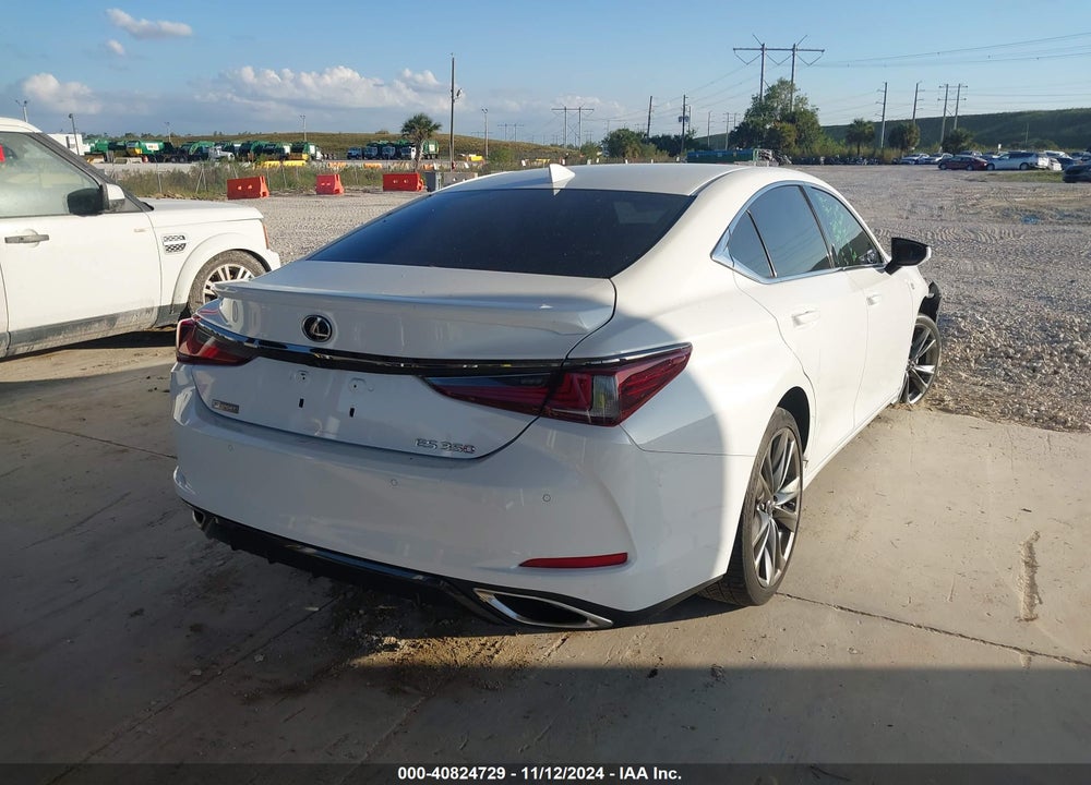 2019 LEXUS ES 350 F-SPORT VIN: 58ABZ1B11KU033499