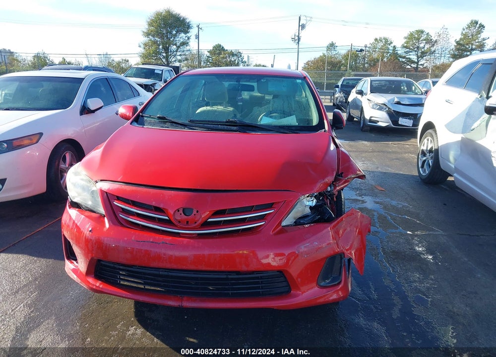 2013 TOYOTA COROLLA LE VIN: 2T1BU4EE8DC976323
