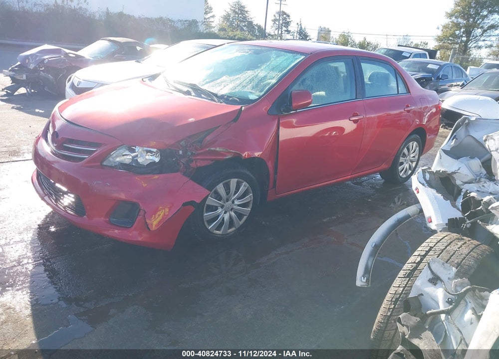 2013 TOYOTA COROLLA LE VIN: 2T1BU4EE8DC976323