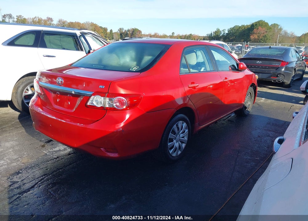 2013 TOYOTA COROLLA LE VIN: 2T1BU4EE8DC976323