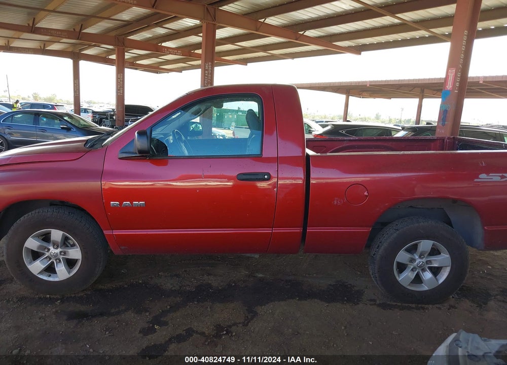 2008 DODGE RAM 1500 ST/SXT VIN: 1D7HA16K28J226034