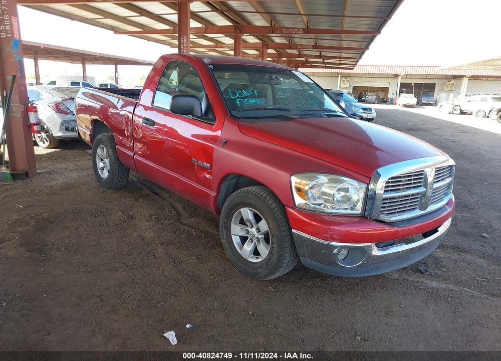 2008 DODGE RAM 1500 ST/SXT VIN: 1D7HA16K28J226034