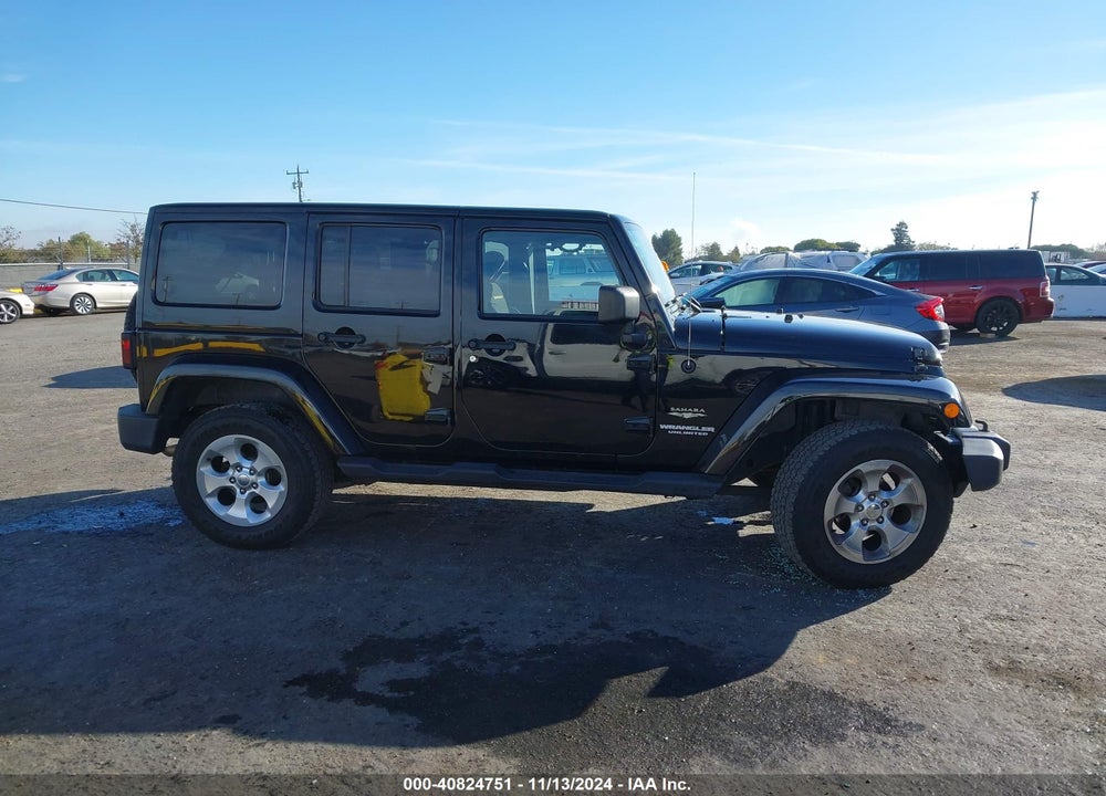 2013 JEEP WRANGLER UNLIMITED SAHARA VIN: 1C4HJWEG3DL611699