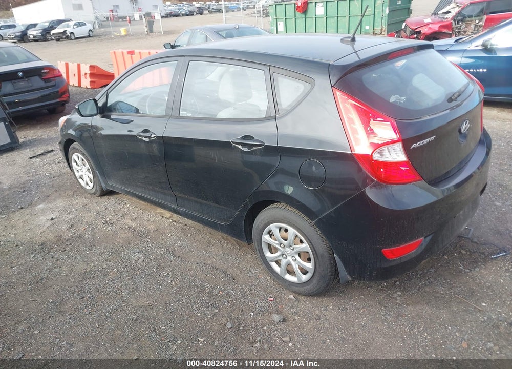 2013 HYUNDAI ACCENT GS VIN: KMHCT5AE6DU116034