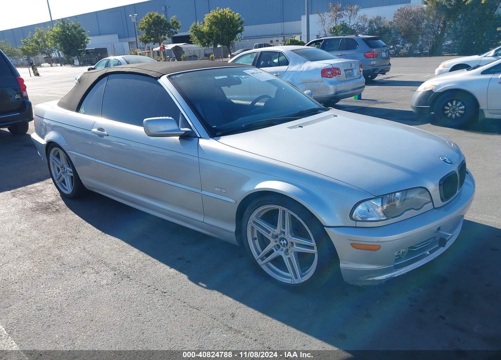 2002 BMW 330CI VIN: WBABS53472JU90235