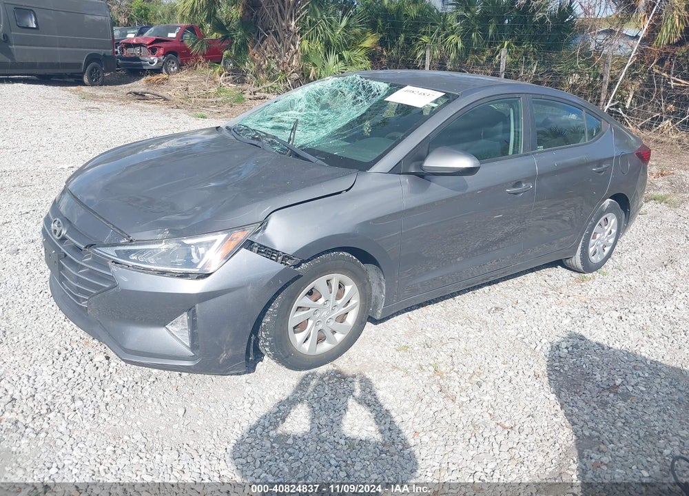 2019 HYUNDAI ELANTRA SE VIN: 5NPD74LF0KH455439