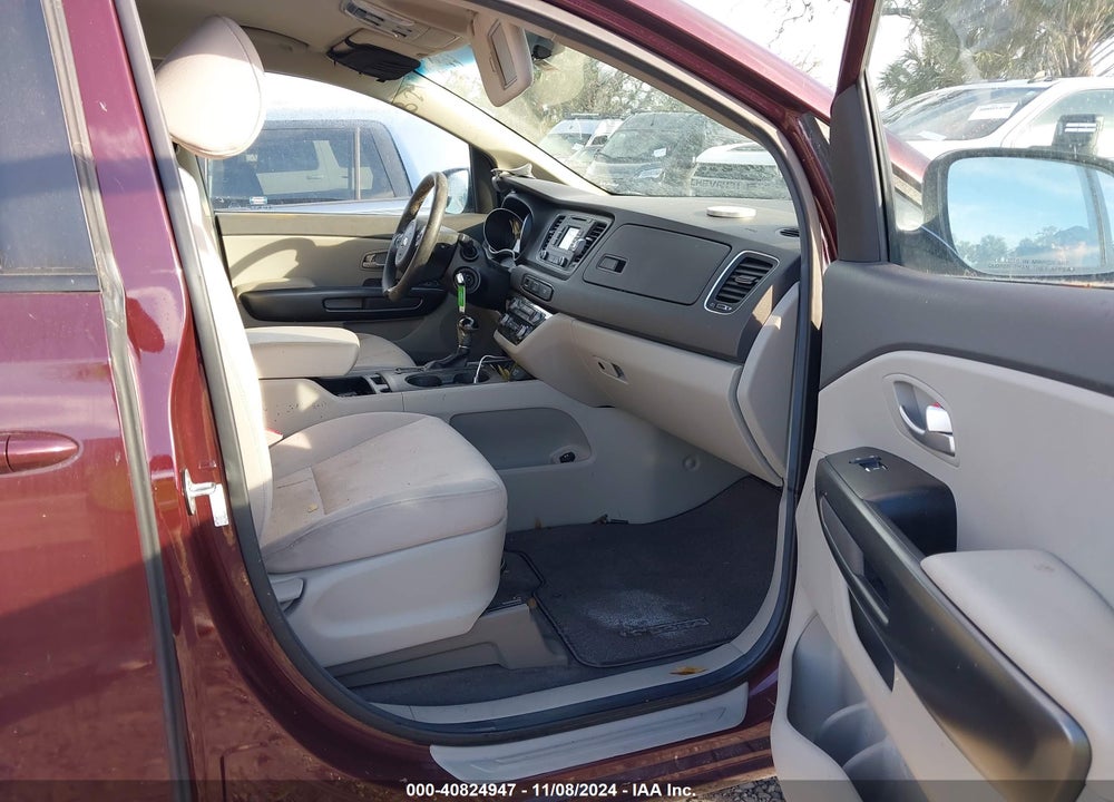 2015 KIA SEDONA LX VIN: KNDMB5C1XF6061701