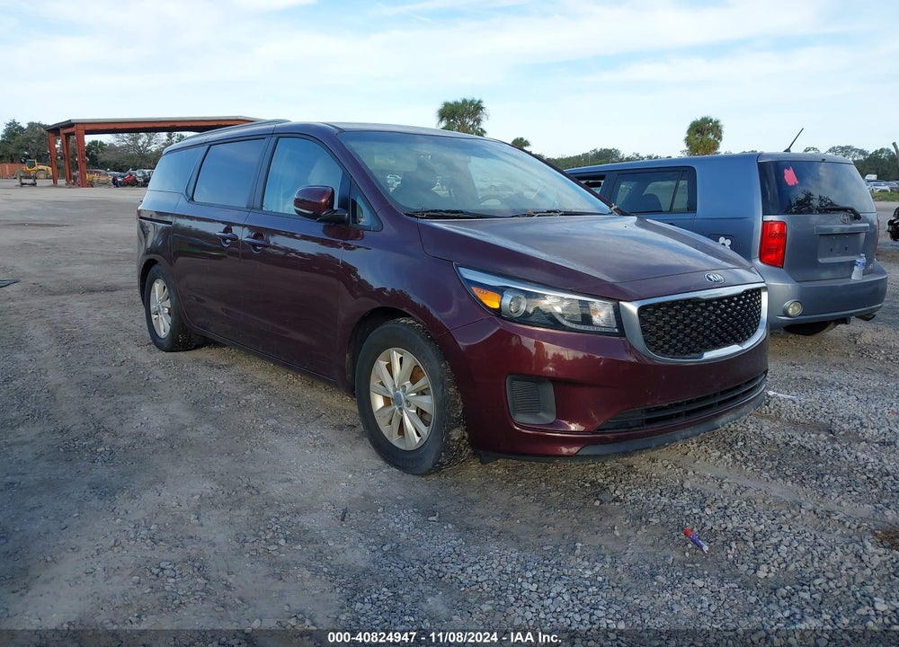 2015 KIA SEDONA LX VIN: KNDMB5C1XF6061701