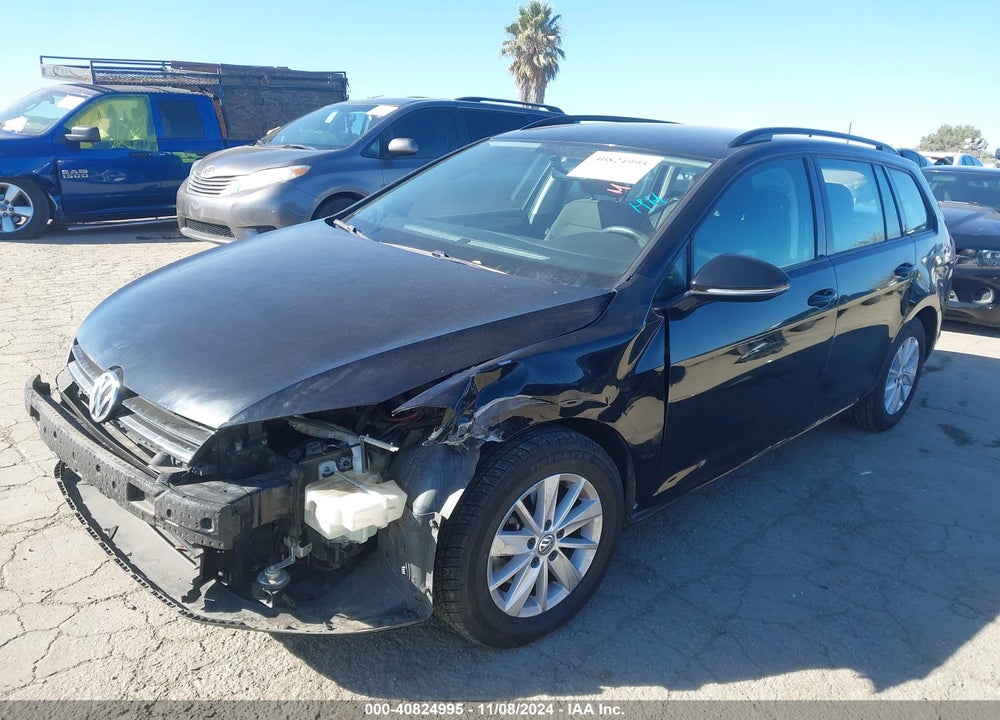 2016 VOLKSWAGEN GOLF SPORTWAGEN TSI S 4-DOOR VIN: 3VWC17AU2GM508172